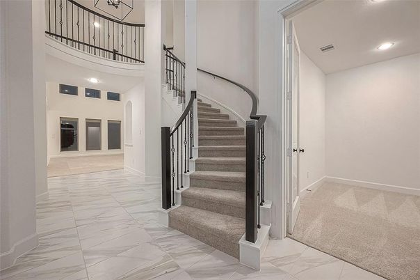 Interior, Marble, Recessed Lighting