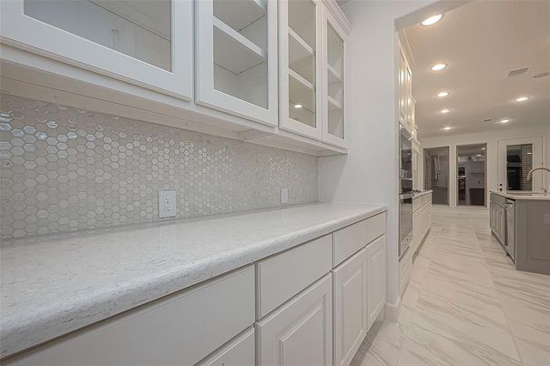 Interior, Kitchen, Marble, Recessed Lighting