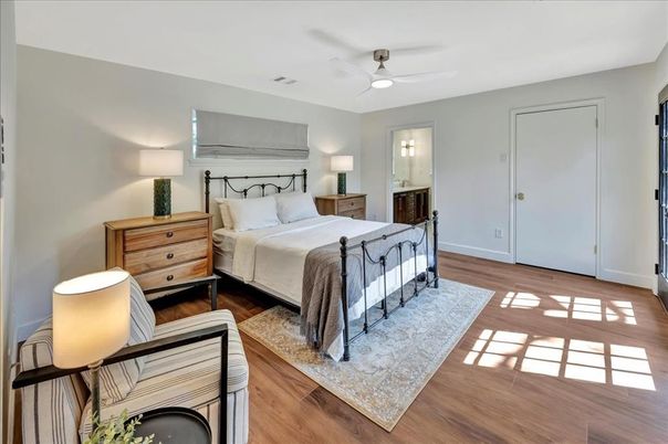 Bedroom, Interior, Wood Texture Flooring