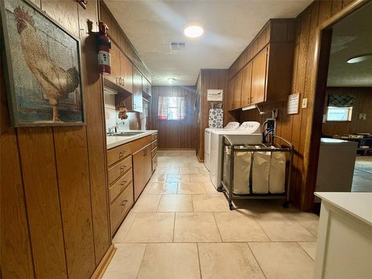 Interior, Kitchen, Wooden Walls