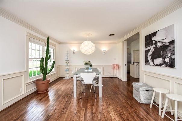 Dining room, Interior, Wood Texture Flooring
