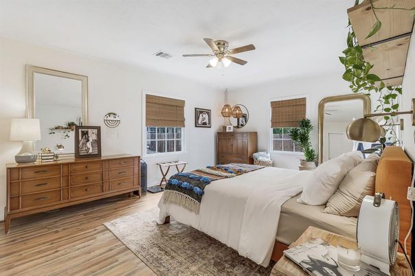 Bedroom, Interior, Wood Texture Flooring