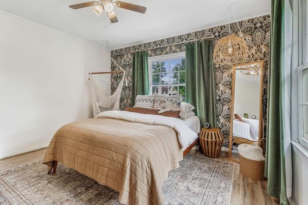 Bedroom, Interior, Wood Texture Flooring