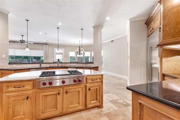 Interior, Kitchen, Pendant Lights, Recessed Lighting