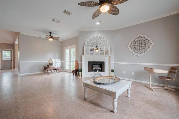 Fireplace, Interior, Recessed Lighting