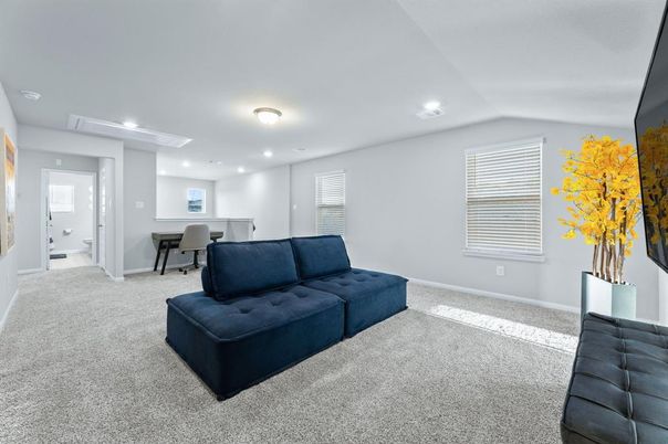 Home Office, Interior, Recessed Lighting
