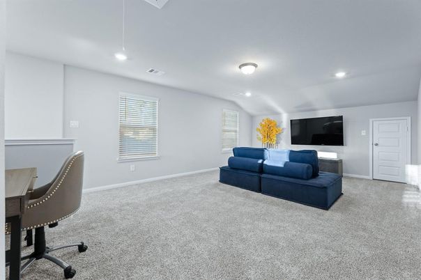 Home Office, Interior, Recessed Lighting