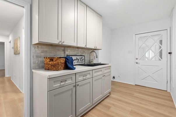Interior, Kitchen, Wood Texture Flooring