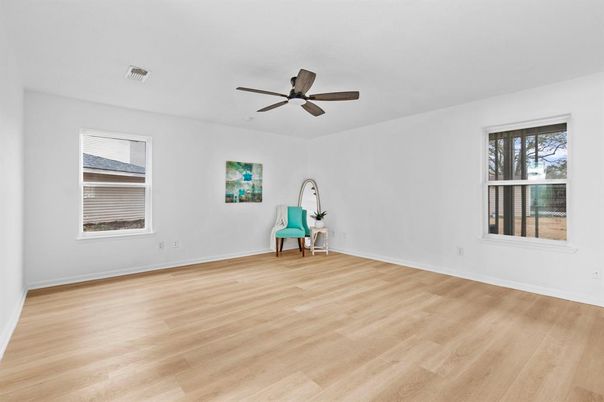 Empty room, Interior, Wood Texture Flooring