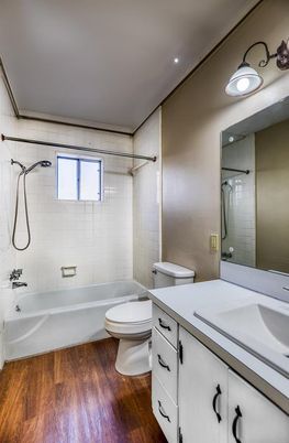 Bathroom, Interior, Wood Texture Flooring