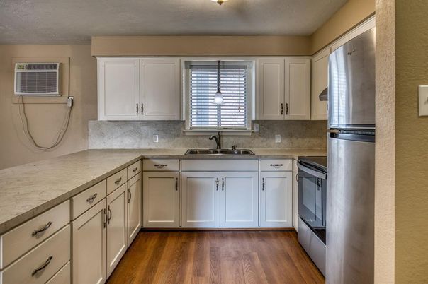 Interior, Kitchen, Wood Texture Flooring