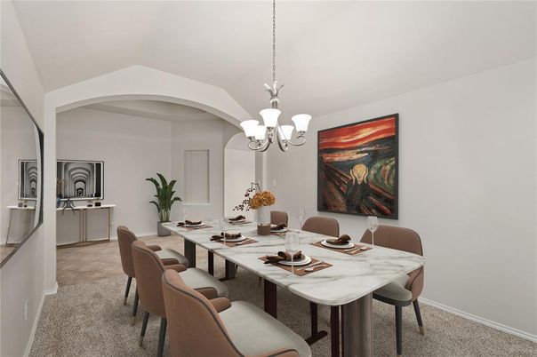 Chandelier, Dining room, Interior