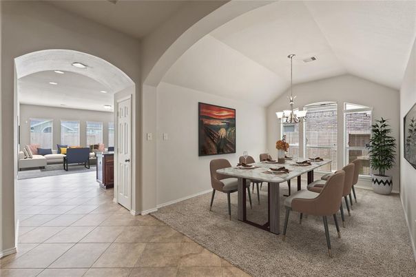 Chandelier, Dining room, Interior, Living room, Recessed Lighting