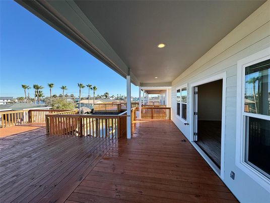Exterior, Recessed Lighting, Water, Wood Texture Flooring