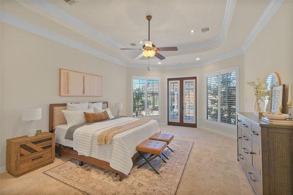 Bedroom, Interior, Recessed Lighting