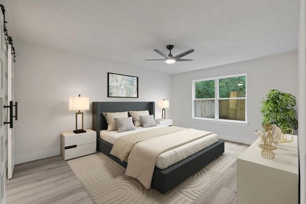 Bedroom, Interior, Wood Texture Flooring