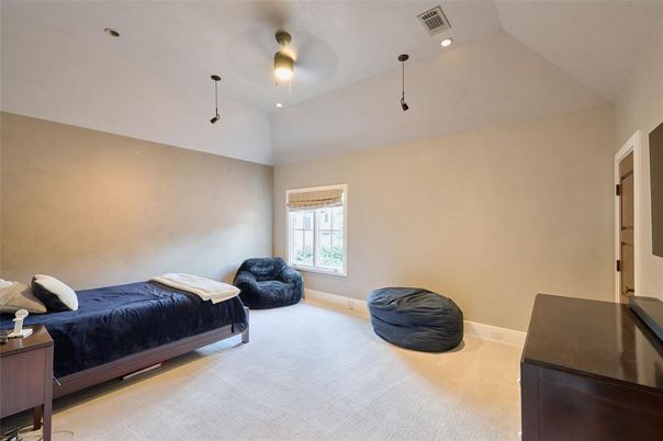 Bedroom, Interior, Recessed Lighting