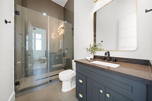 Bathroom, Glass Shower, Interior