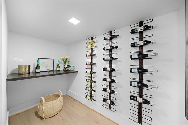 Interior, Recessed Lighting, Wine Storage, Wood Texture Flooring