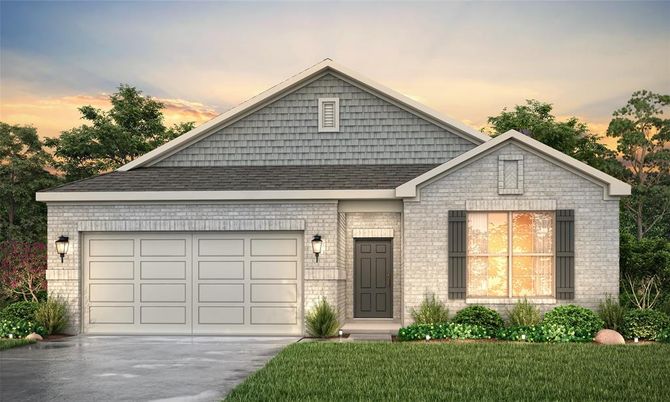 Attached, Exterior, Facade, Brick Facade, Brick Traditional