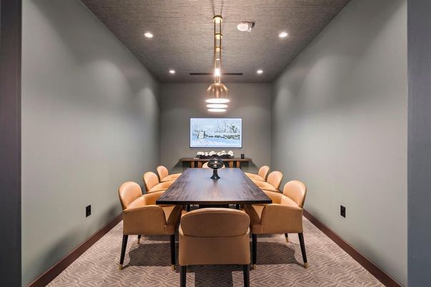 Dining room, Interior, Pendant Lights, Recessed Lighting