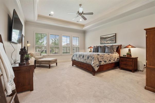 Bedroom, Interior, Recessed Lighting
