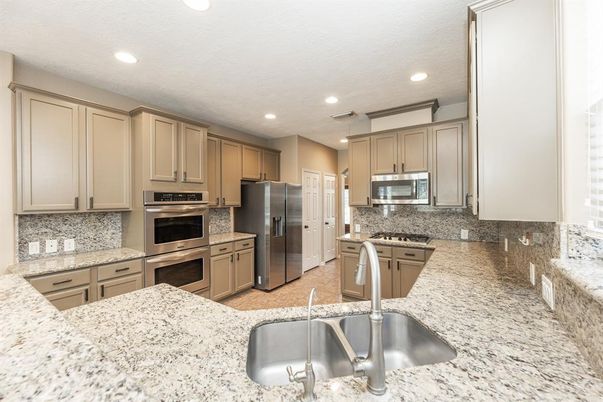 Interior, Kitchen, Recessed Lighting, Stainless Steel Appliances