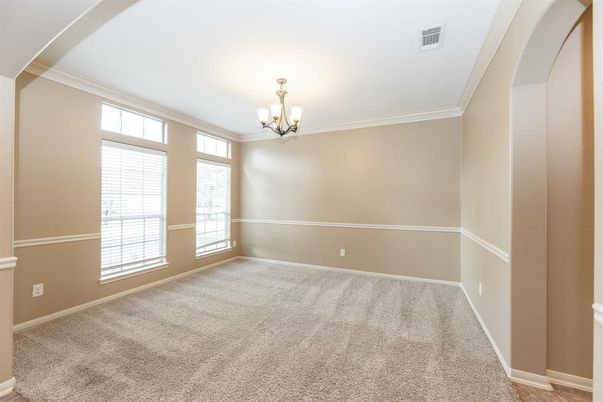 Chandelier, Empty room, Interior