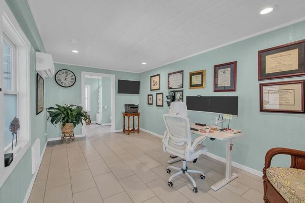 Home Office, Interior, Recessed Lighting