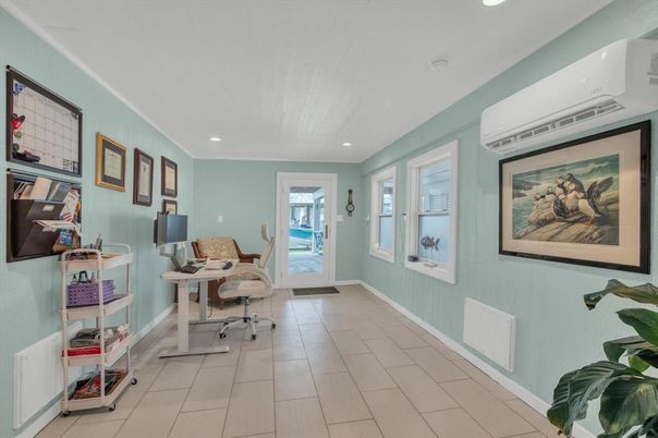 Home Office, Interior, Recessed Lighting