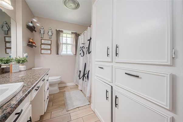 Bathroom, Interior, Wood Texture Flooring