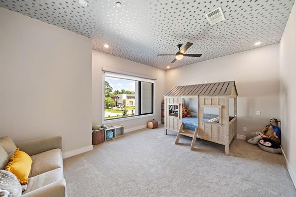 Bedroom, Interior, Recessed Lighting