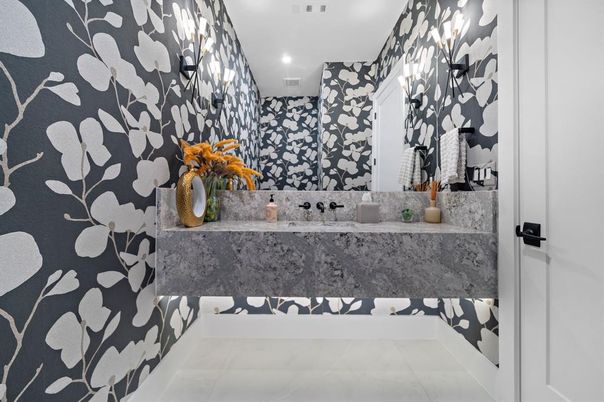 Bathroom, Interior, Recessed Lighting