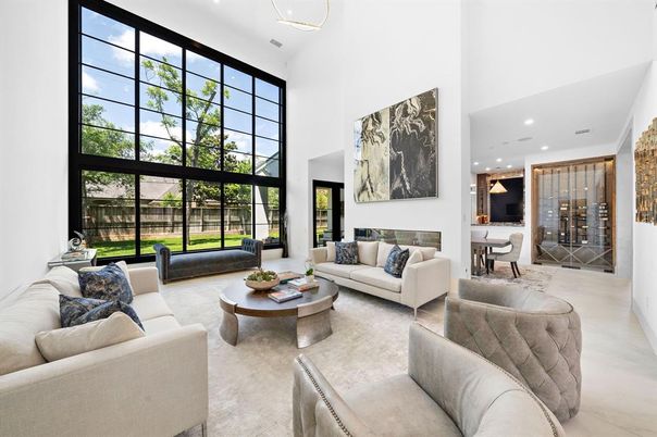 Dining room, Interior, Living room, Recessed Lighting