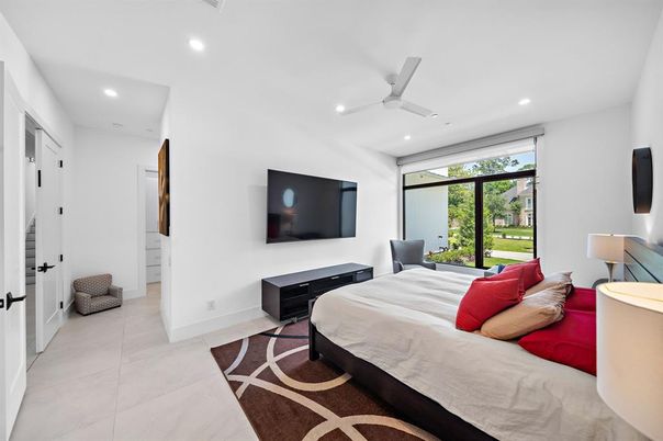 Bedroom, Interior, Recessed Lighting