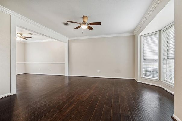 Empty room, Interior, Wood Texture Flooring