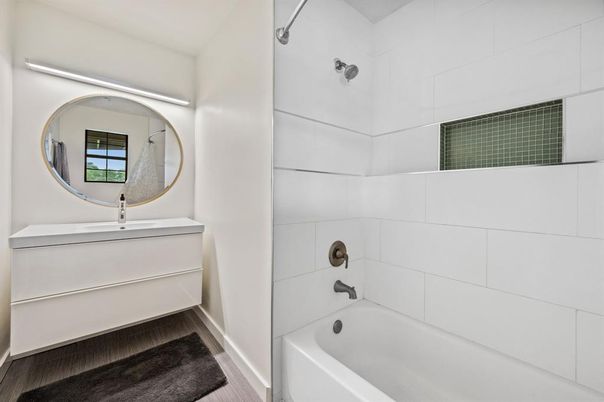 Bathroom, Interior, Wood Texture Flooring