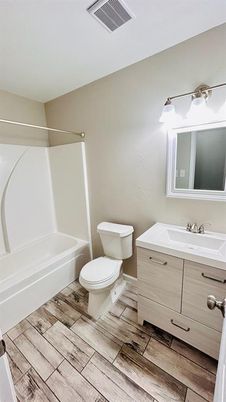 Bathroom, Interior, Wood Texture Flooring
