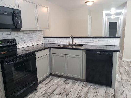 Interior, Kitchen, Wood Texture Flooring