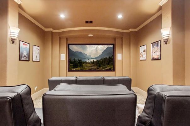 Interior, Recessed Lighting, Theatre Room