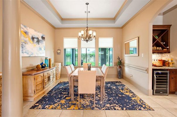 Chandelier, Dining room, Interior