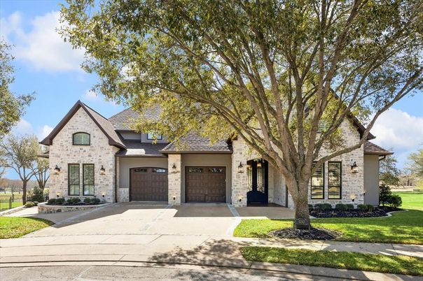 Attached, Exterior, Facade, Brick Facade, French Provincial