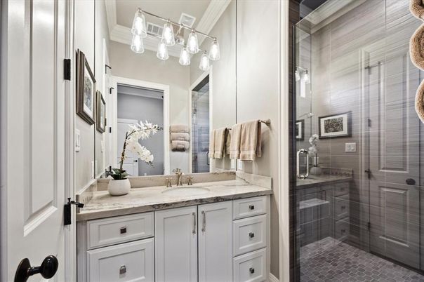 Bathroom, Glass Shower, Interior