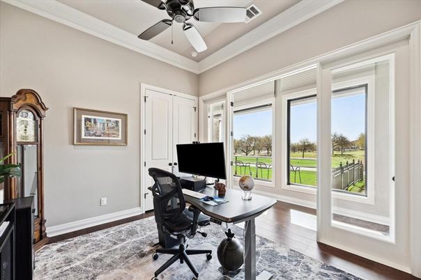 Home Office, Interior, Wood Texture Flooring