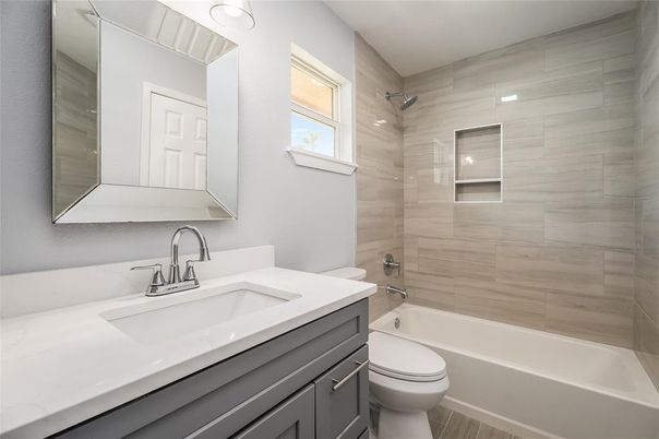 Bathroom, Interior, Wood Texture Flooring