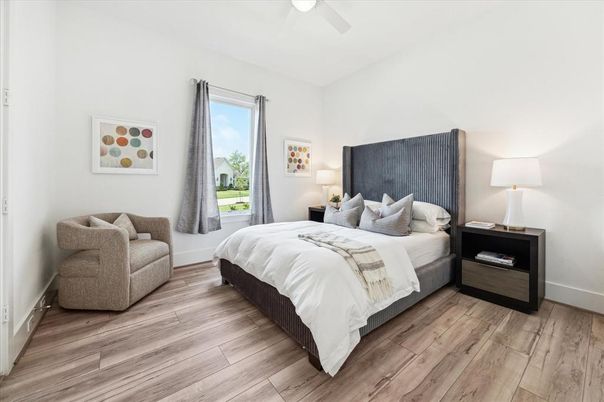 Bedroom, Interior, Wood Texture Flooring