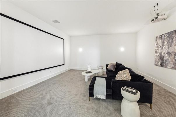 Interior, Projection Screen, Theatre Room