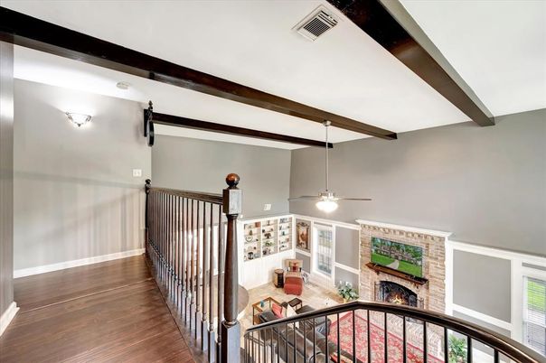 Fireplace, Interior, Wooden Beams, Wood Texture Flooring