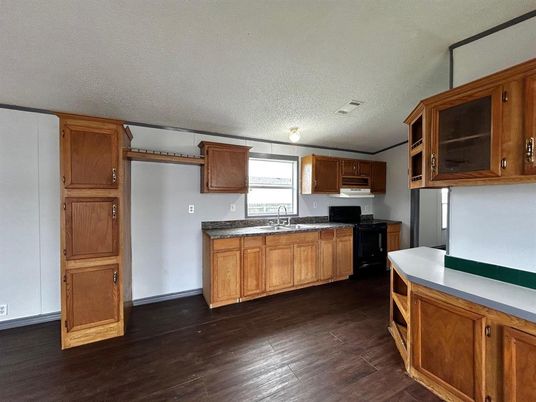 Interior, Kitchen, Wood Texture Flooring