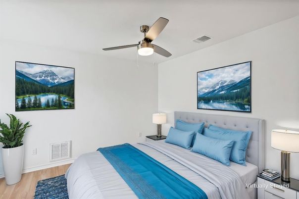 Bedroom, Interior, Wood Texture Flooring